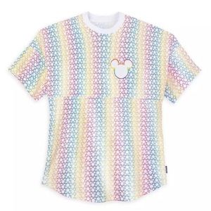 NWT Rainbow Disney Mickey Mouse T-Shirt for Adults by Spirit Jersey